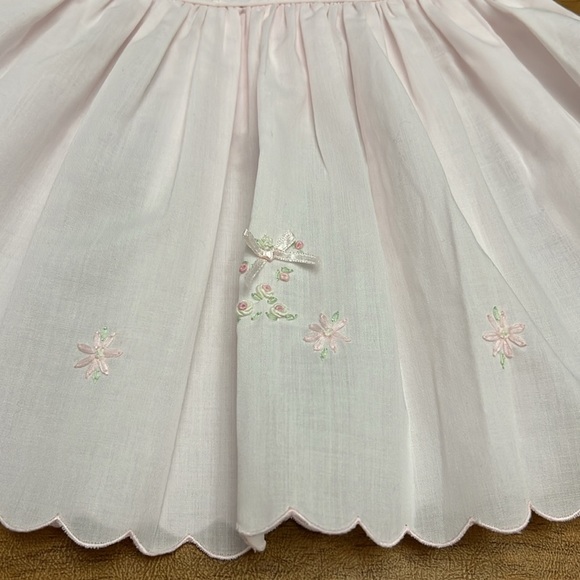 Carriage Boutique pink embroidered dress size 3M - Picture 3 of 6